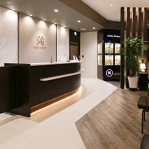 銀座よしえクリニック 全国6院のシミ取りを受ける前の受付