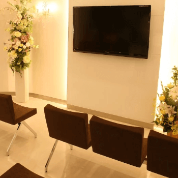 品川スキンクリニック 千葉院のほくろ除去を受ける前の待合室