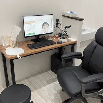 でぐちスキンクリニックの二重整形を受ける前の診察室