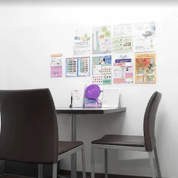 福岡博多駅前通中央クリニックの二重整形を受ける前のカウンセリングルーム