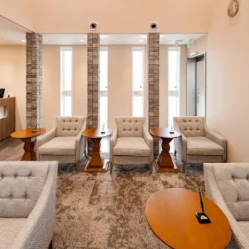 シンシアガーデンクリニック 群馬2院のほくろ除去を受ける前の待合室