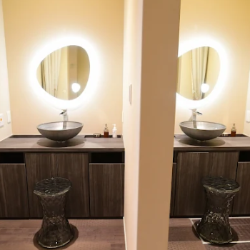 シンシアガーデンクリニック 群馬2院のほくろ除去を受けた後のパウダールーム