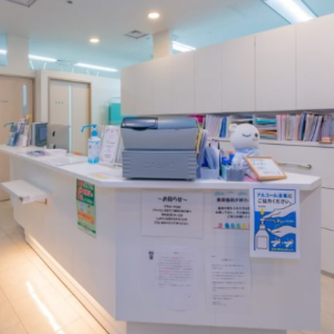 博多皮ふ科のほくろ除去を受ける前の受付