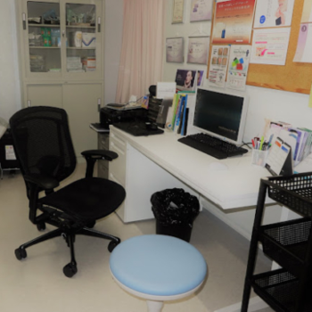 原口クリニックのほくろ除去を受ける前の診察室