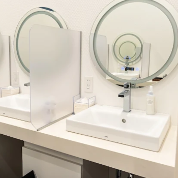 ルラ美容クリニック 福岡本院のほくろ除去を受けた後のパウダールーム