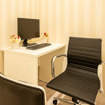 TCB東京中央美容外科 福岡博多院のほくろ除去を受ける前の診察室