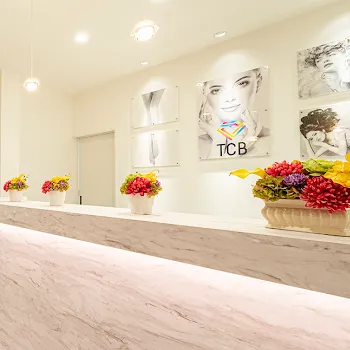 TCB東京中央美容外科 浜松院のほくろ除去を受ける前の受付