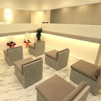 ラミュー広島中央クリニックの二重整形を受ける前の待合室