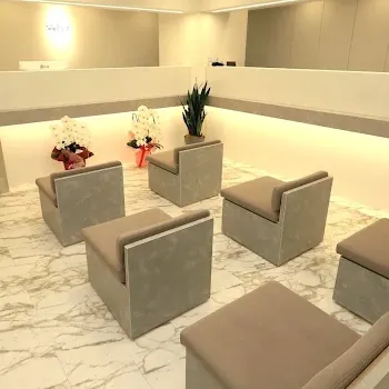 広島中央クリニックのシミ取りを受ける前の待合室