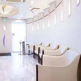 並木Sクリニックのシミ取りを受ける前の待合室