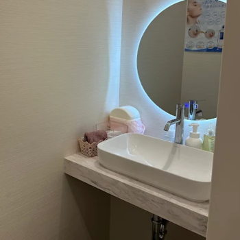 ルラ美容クリニック 札幌2院の二重整形を受けた後のパウダールーム