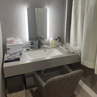 札幌美容外科ネビュラクリニックの二重整形を受けた後のパウダールーム