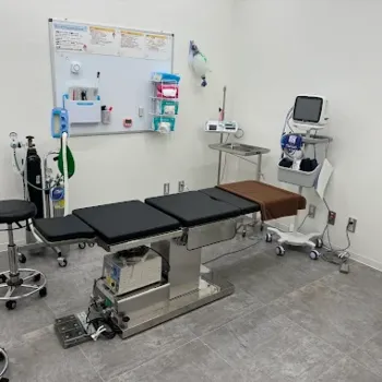 湘南美容クリニック 神奈川14院の二重整形を受ける施術室