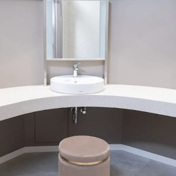 MIO SKIN CLINICのほくろ除去を受けた後のパウダールーム