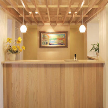 林間皮フ科クリニックのほくろ除去を受ける前の受付