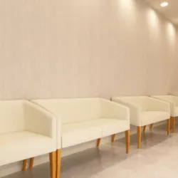 宮崎台スキンクリニックのほくろ除去を受ける前の待合室