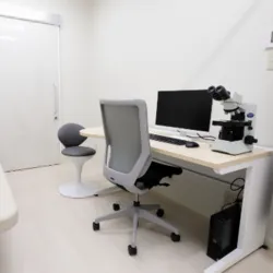 宮崎台スキンクリニックのほくろ除去を受ける前の診察室