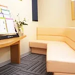 ハナキクリニックのほくろ除去を受ける前の待合室