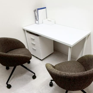 ガーデンクリニック 名古屋院のシミ取りを受ける前の診察室