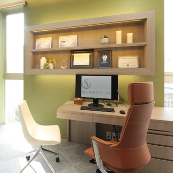 聖心美容クリニック 名古屋院のシミ取りを受ける前の診察室