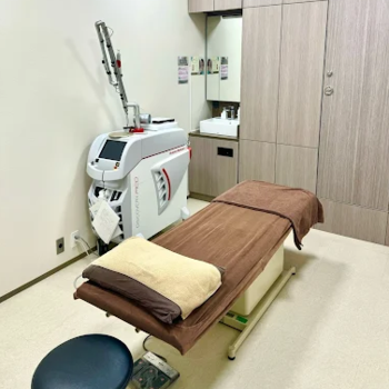 聖心美容クリニック 名古屋院のシミ取りを受ける施術室