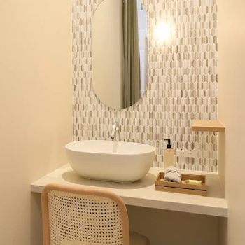 TANAKA SKIN CLINICのシミ取りを受けた後のパウダールーム