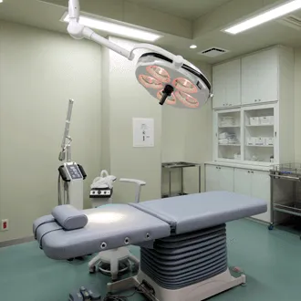 しぶや皮ふ科・形成外科のほくろ除去を受ける施術室