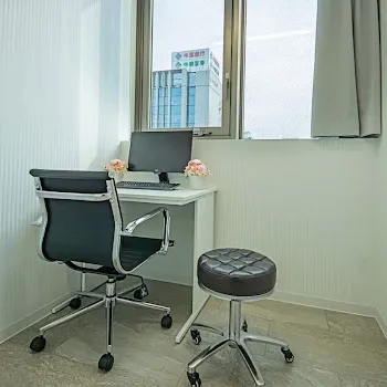 TCB東京中央美容外科 岡山院のほくろ除去を受ける前のカウンセリング室