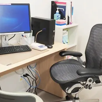 肌クリニック大宮のほくろ除去を受ける前の診察室