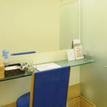 城本クリニック 大宮院のほくろ除去を受けた後のパウダールーム