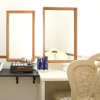 みきなクリニックのシミ取りを受けた後のパウダールーム