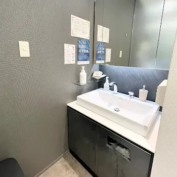 聖心美容クリニック 大阪院のシミ取りを受けた後のパウダールーム