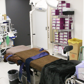 東京美容外科 札幌院の二重整形を受ける施術室