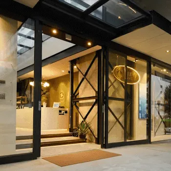 LIKKAスキンクリニックの入口の様子