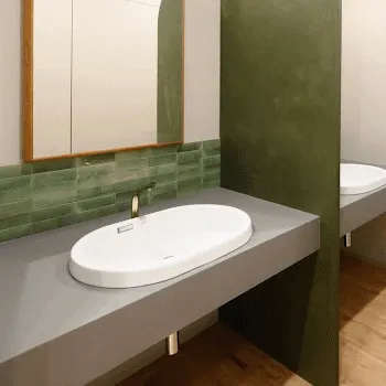 LIKKAスキンクリニックのほくろ除去を受けた後のパウダールーム