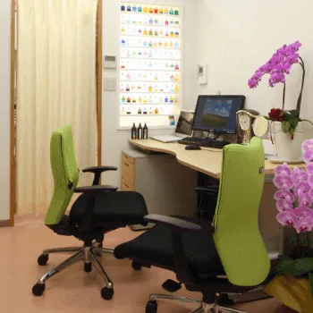 さくら皮フ科・形成外科のほくろ除去を受ける前の診察室