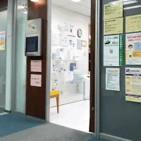 ThinkPark皮膚科クリニックの入口の様子