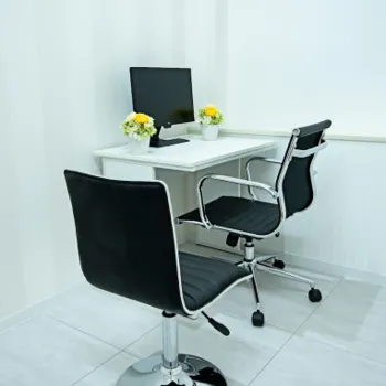 TCB東京中央美容外科 心斎橋院のほくろ除去を受ける前の診察室