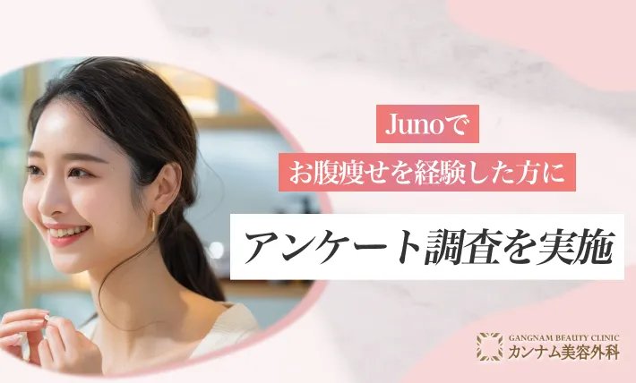 Junoでお腹痩せを経験した方にアンケート調査を実施