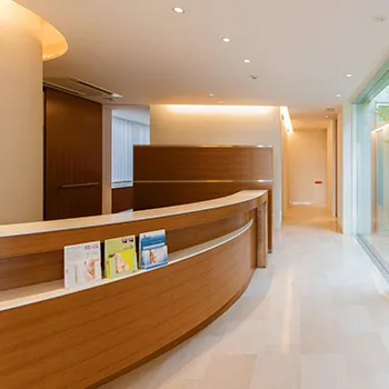 高崎メディカルクリニックのほくろ除去を受ける前の受付