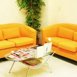 東京青山クリニック 群馬高崎院のほくろ除去を受ける前の待合室