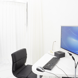 アイシークリニック 上野院のほくろ除去を受ける前の診察室