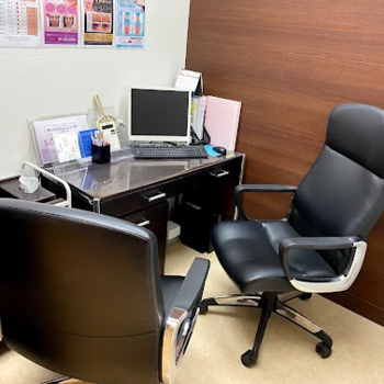 品川美容外科 上野院のほくろ除去を受ける前の診察室