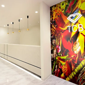 TCB東京中央美容外科 上野院のほくろ除去を受ける前の受付