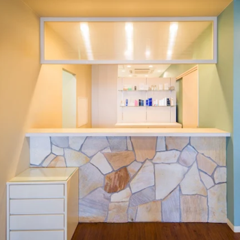 元寺町スキンクリニックのほくろ除去を受ける前の受付