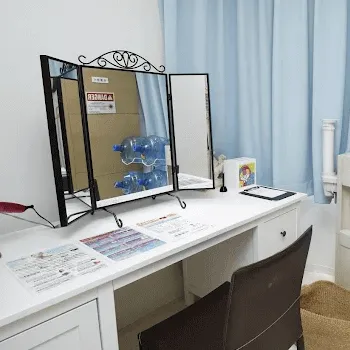 渋谷美容外科クリニック 横浜院の二重整形を受けた後のパウダールーム