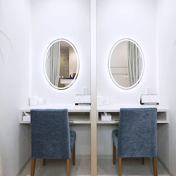 水の森美容クリニック 横浜院のシミ取りを受けた後のパウダールーム