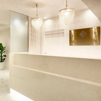 銀座3丁目・BANNAI美容クリニックの豊胸手術を受ける前の受付