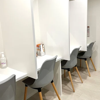 TCB東京中央美容外科 銀座2院の豊胸手術を受けた後のパウダールーム