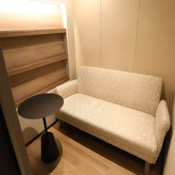 聖心美容クリニック 広島院の豊胸手術を受ける前の待合室